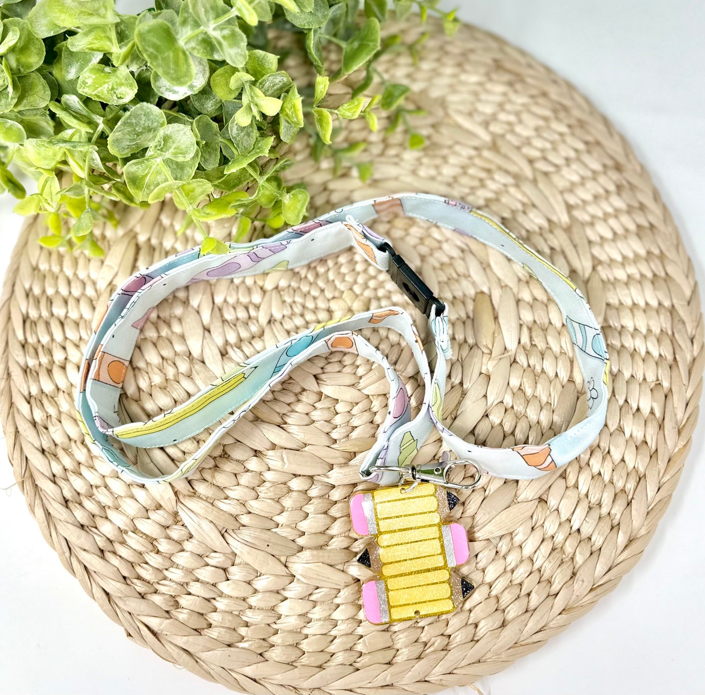 Fabric Lanyard with Acrylic